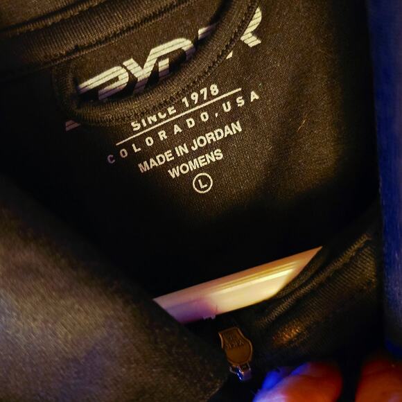 Spyder long sleeve quarter zip shirt womans size large - Picture 4 of 5